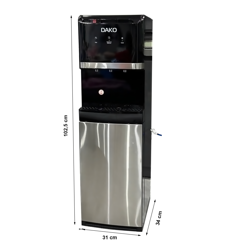 Cây nước nóng lạnh đấu nối với Máy lọc nước/Nguồn nước sạch Dako DK900 (POU) - Tiện dụng, tiết kiệm chi phí, đấu nối dễ dàng, làm lạnh bằng block